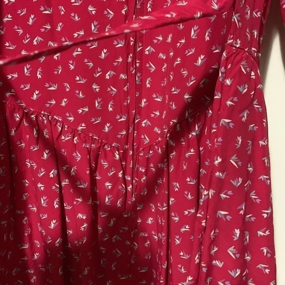 Vintage Karin Stevens by Steven Stoller pink floral dress - Picture 11 of 16